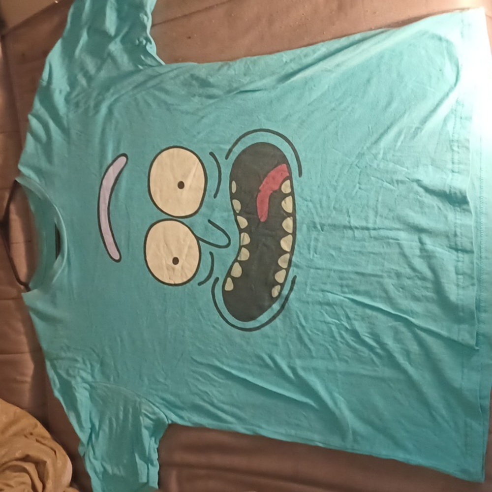 RICK AND MORTY TSHIRT BLUE XL